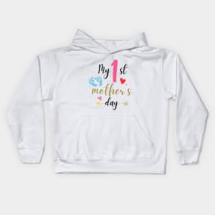 My First Mother's Day Kids Hoodie